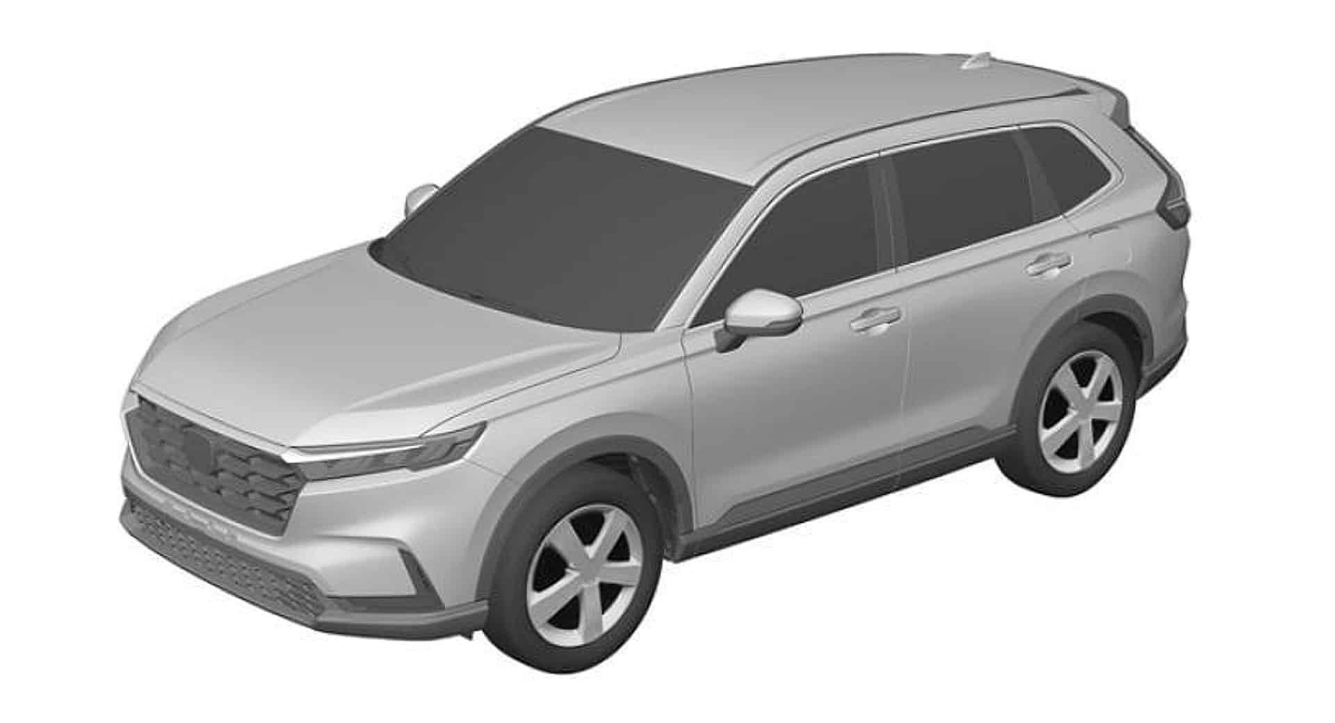 2023 Honda CR-V patent rendering|2022 Ford Bronco
