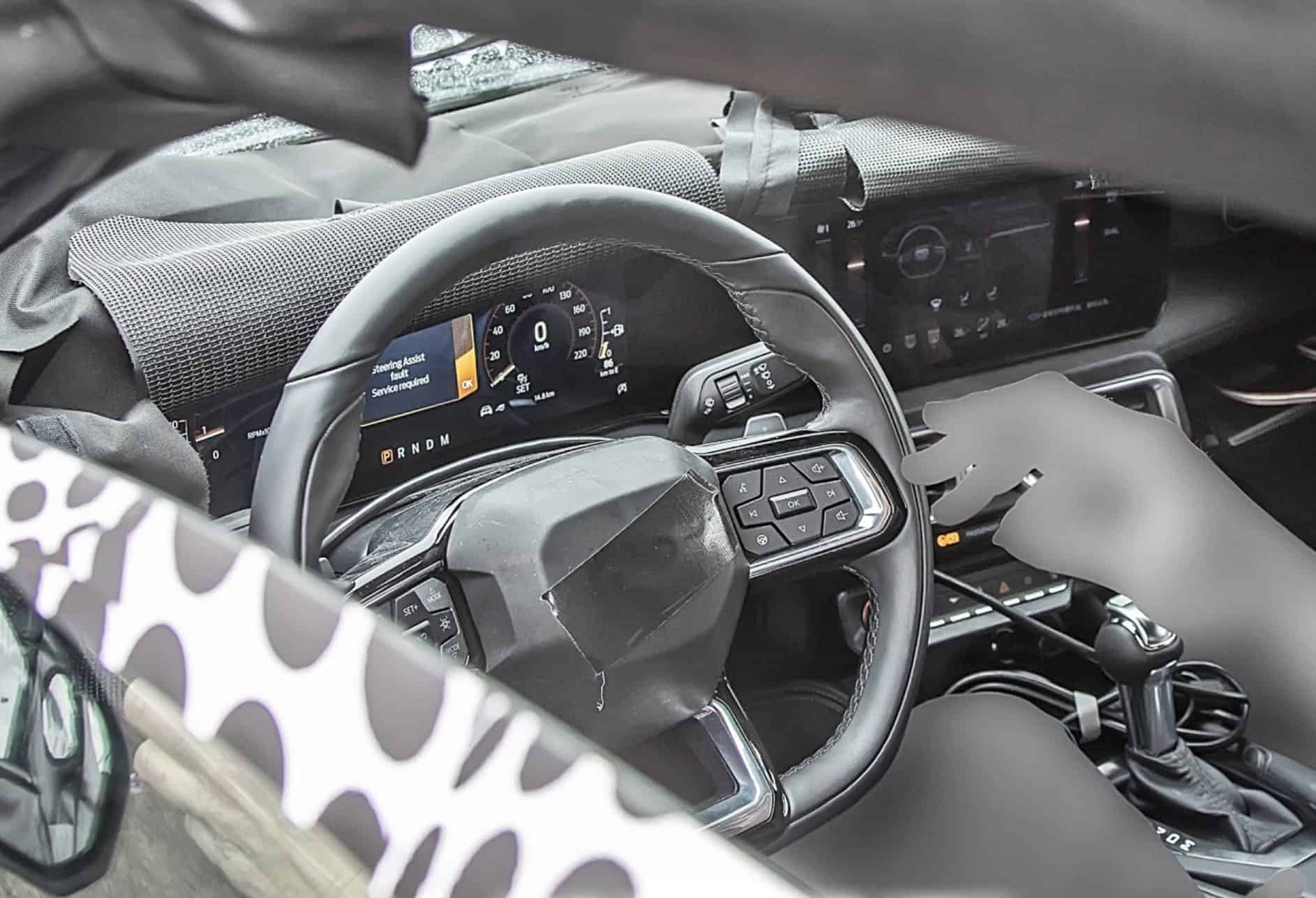 2024 Ford Mustang Interior spied